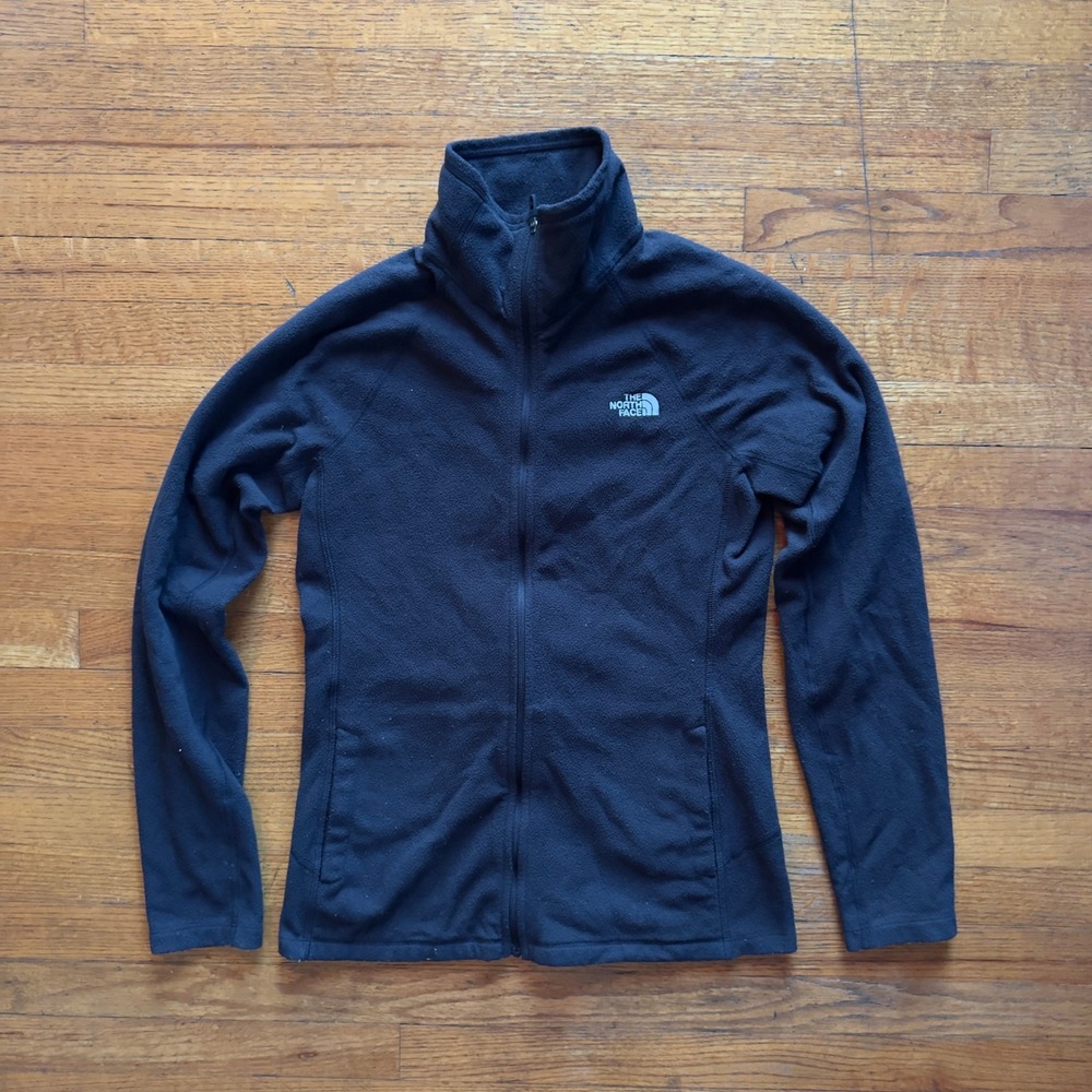 The‎ North Face Fleece Jacket Full Zip Outdoor Lightweight Black Small